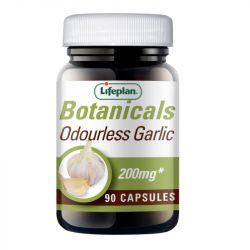 Lifeplan Odourless Garlic 200mg Capsules 90