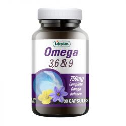 Lifeplan Omega 3, 6 & 9 750mg Caps 90
