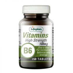 Lifeplan Vitamin B6 Pyridoxine 100mg Tablets