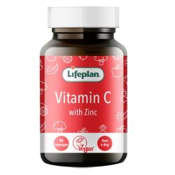 Lifeplan Vitamin C & Zinc Lozenges 90