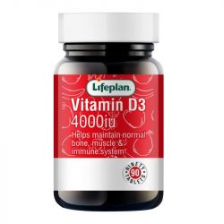 Lifeplan Vitamin D3 4000iu Tablets