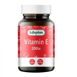 Lifeplan Vitamin E 200iu Capsules