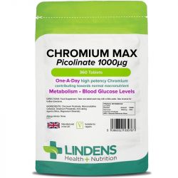 Lindens Chromium Max 1000mcg Tablets 360