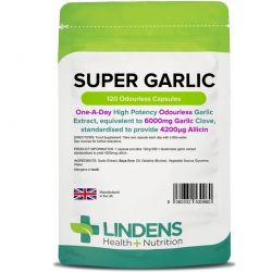 Lindens Garlic 6000mg Capsules 120