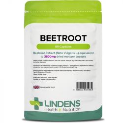 Lindens Beetroot 3500mg Capsules 50