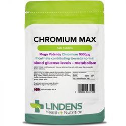 Lindens Chromium Max 1000mcg Tablets 120