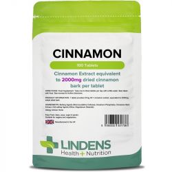 Lindens Cinnamon 2000mg Tablets 100