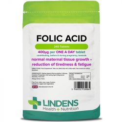 Lindens Folic Acid 400mcg Tablets 240