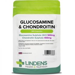 Lindens Glucosamine & Chondroitin 500/400 capsules 365