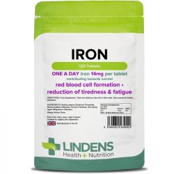 Lindens Iron 14mg Tablets 120