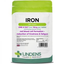 Lindens Iron 14mg Tablets 360