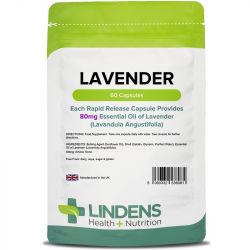 Lindens Lavender 80mg capsules 60