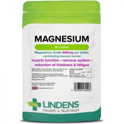 Lindens Magnesium (MgO 500mg) Tablets 90