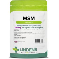 Lindens MSM (methylsulfonylmethane) 1000mg Tablets 360