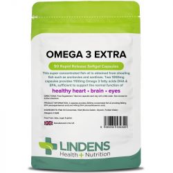 Lindens Omega 3 Fish Oil Extra Capsules 90