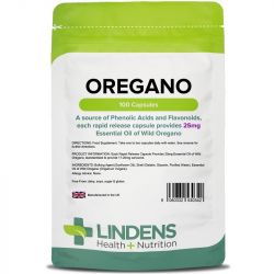 Lindens Oregano Oil 25mg Capsules 100