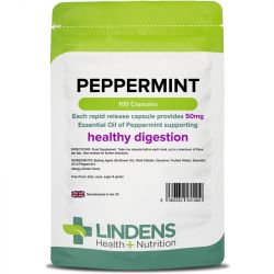 Lindens Peppermint Oil 50mg Capsules 100