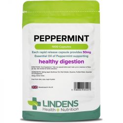 Lindens Peppermint Oil 50mg Capsules 1000