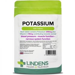 Lindens Potassium 200mg Tablets 500