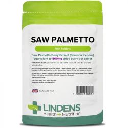 Lindens Saw Palmetto 500mg Tablets 100
