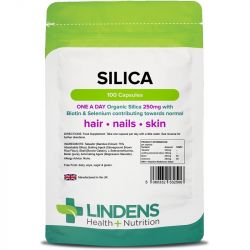 Lindens Silica for Hair & Nails 250mg Capsules 100