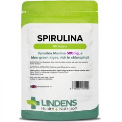 Lindens Spirulina 500mg Tablets 90