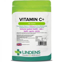 Lindens Vitamin C+ 1000mg Time Release 120