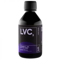 Lipolife LVC3 Liposomal Vitamin C, D3, K2 plus Zinc 240ml