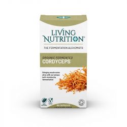 Living Nutrition Organic Fermented Cordyceps Caps 60
