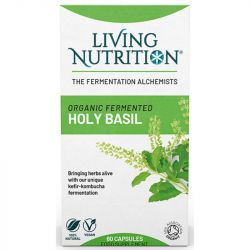 Living Nutrition Organic Fermented Holy Basil Caps 60