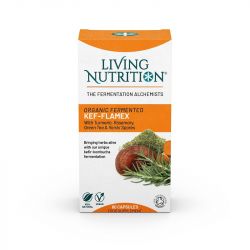 Living Nutrition Organic Fermented Kef-flamex Caps 60