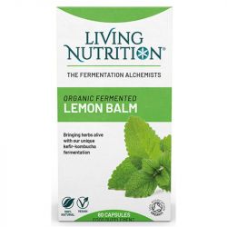 Living Nutrition Organic Fermented Lemon Balm Caps 60