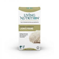 Living Nutrition Organic Fermented Lion's Mane Caps 60