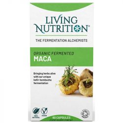 Living Nutrition Organic Fermented Maca Caps 60