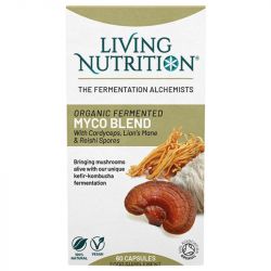 Living Nutrition Organic Fermented Myco Blend Caps 60