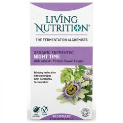 Living Nutrition Organic Fermented Night Time Caps 60