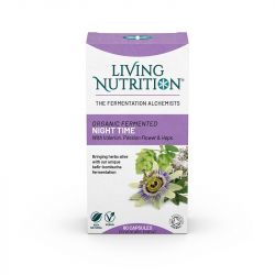 Living Nutrition Organic Fermented Night Time Caps 60