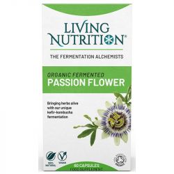 Living Nutrition Organic Fermented Passion Flower Caps 60