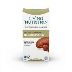 Living Nutrition Organic Fermented Reishi Spore Caps 60