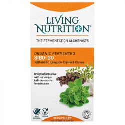 Living Nutrition Organic Fermented SIBO-GO Caps 60