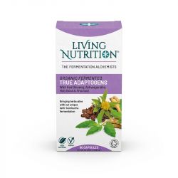 Living Nutrition Organic Fermented True Adaptogens Caps 60