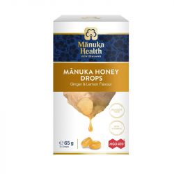 Manuka Health MGO 400+ Manuka Honey Lozenges with Ginger & Lemon 65g