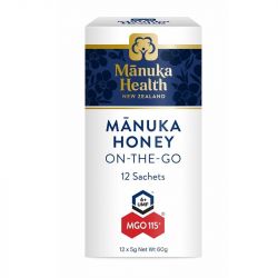 Manuka Health MGO115+ Manuka Honey On-the-Go Sachets 12