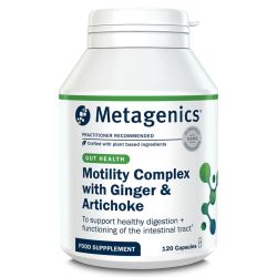 Metagenics Motility Complex with Ginger + Artichoke Caps 120