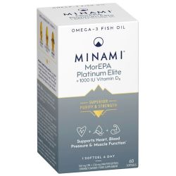Minami Nutrition MorEPA Platinum Smart Fats Softgels 60