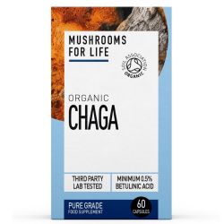 Mushrooms4Life Organic Chaga Capsules 60