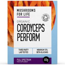 Mushrooms for Life Organic Cordyceps Perform Powder 60g