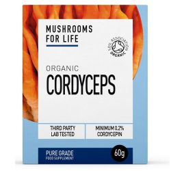 Mushrooms For Life Organic Cordyceps Powder 60g