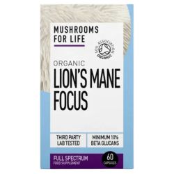 Mushrooms4Life Lion's Mane Focus Capsules 60
