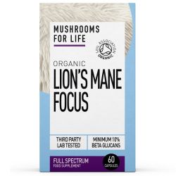 Mushrooms for Life Organic Lion's Mane Focus Capsules 60